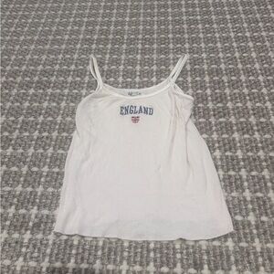 Brandy Melville Pink Graphic London Tank Top One Size